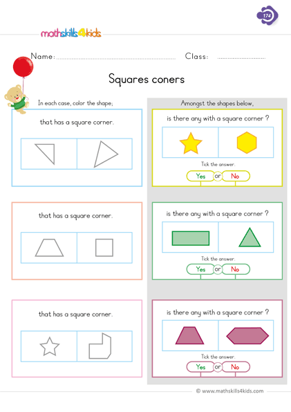 2d Shapes Worksheets For Year 1