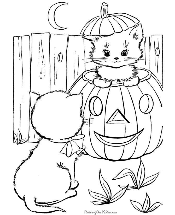 Halloween Coloring Pictures Printable