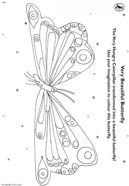 Free Printable Printable Very Hungry Caterpillar Coloring Page