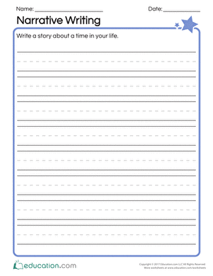 1st Grade Writing Activity Worksheets