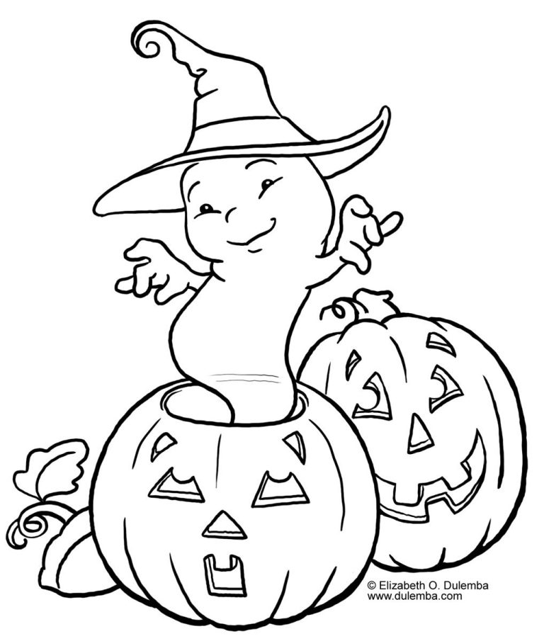 Halloween Themed Free Printable Coloring Pages Halloween