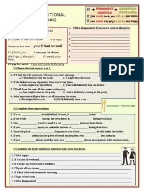 1st Conditional Exercises Doc