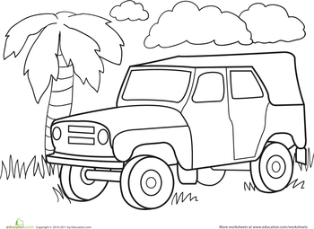 Coloring Cars Painting For Kids