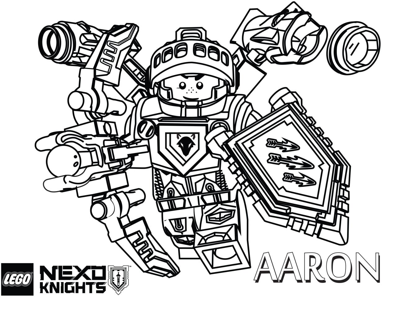 Lego Nexo Knights Coloring Pages To Print