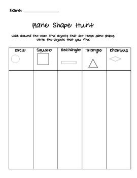 2d Shape Activities For Year 1