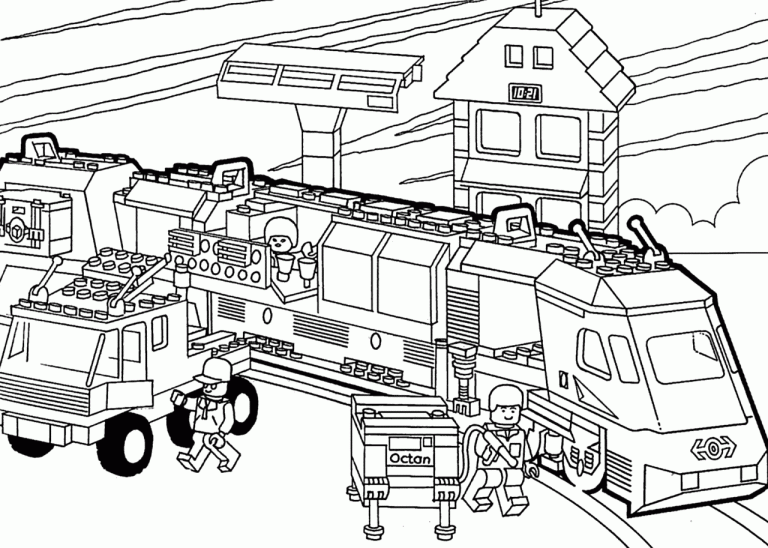 Lego Coloring Sheets Free