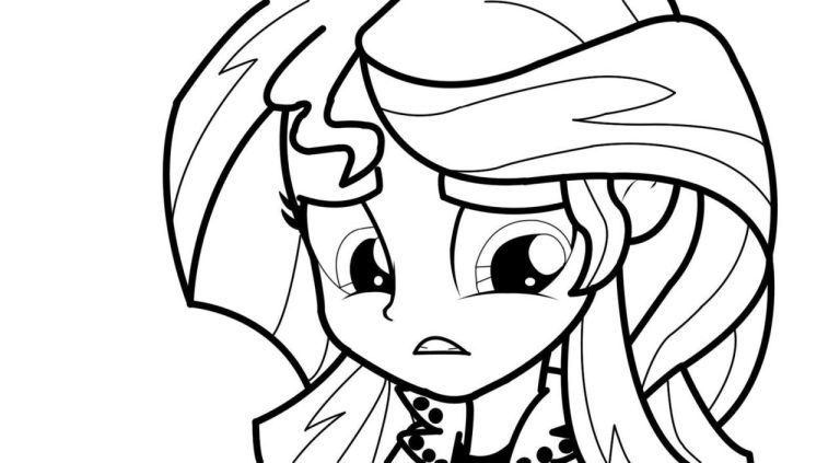 Sunset Shimmer Twilight Sparkle My Little Pony Equestria Girls Coloring Pages