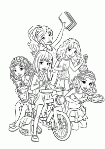 Printable Friends Tv Show Coloring Pages
