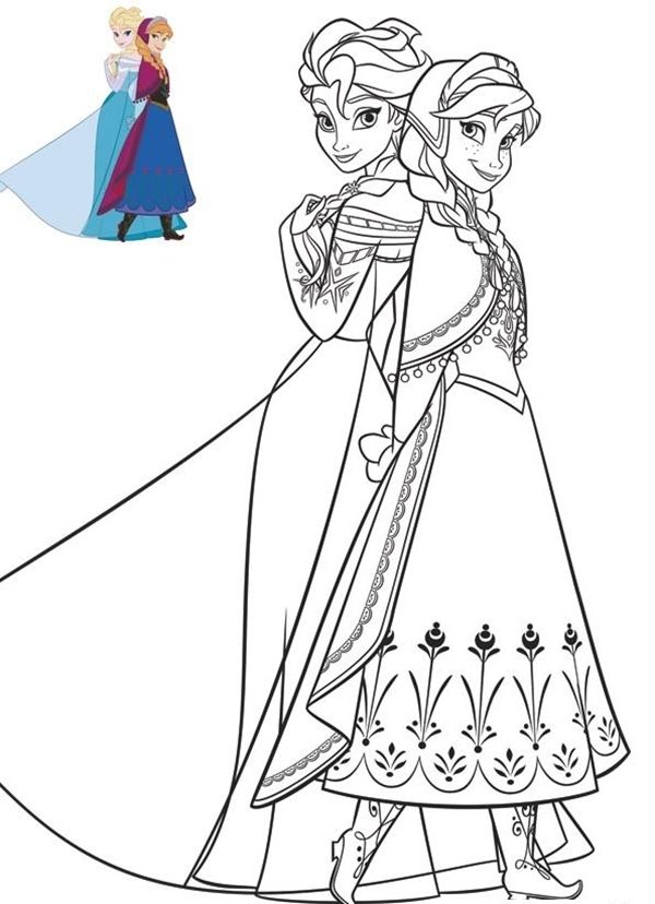 Disney Frozen Coloring Pages Printable