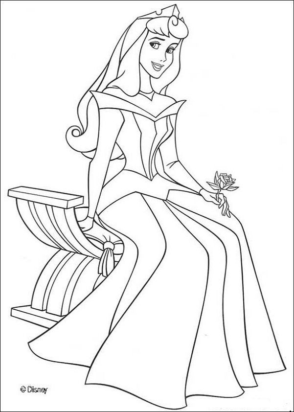 Princess Disney Colouring Pictures