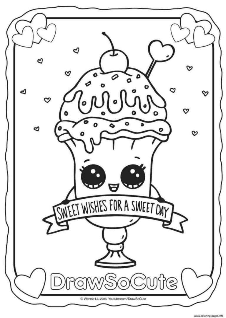 Pink Fluffy Unicorn Printable Cute Unicorn Coloring Pages