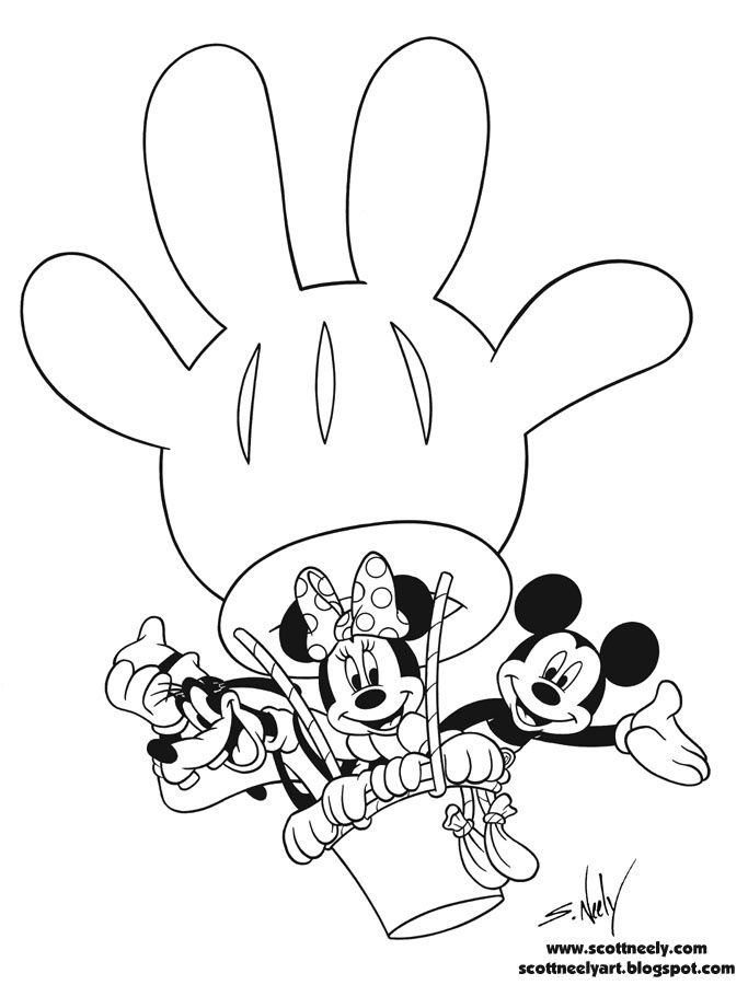 Mickey Mouse Clubhouse Colouring Sheets