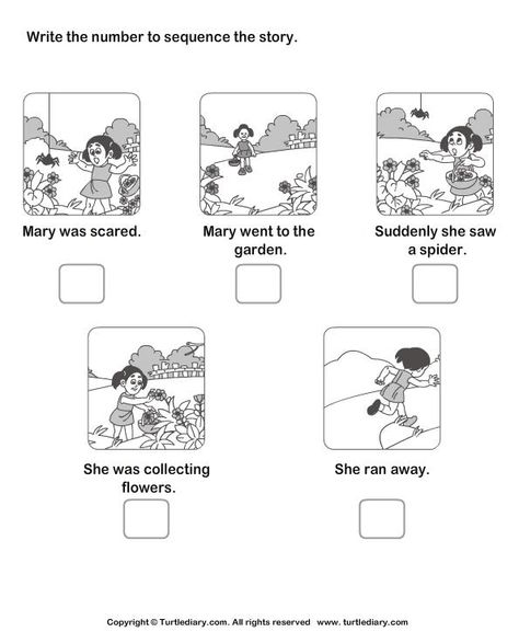 1st Grade Sequence Of Events Worksheets