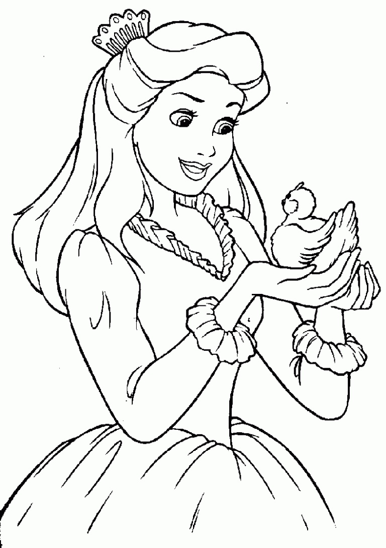 Princess Free Disney Coloring Pages