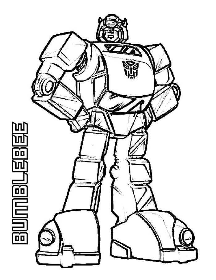 Transformers Prime Bumblebee Coloring Pages