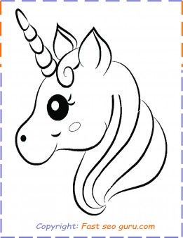 Free Printable Unicorn Birthday Party Cute Printable Unicorn Coloring Pages