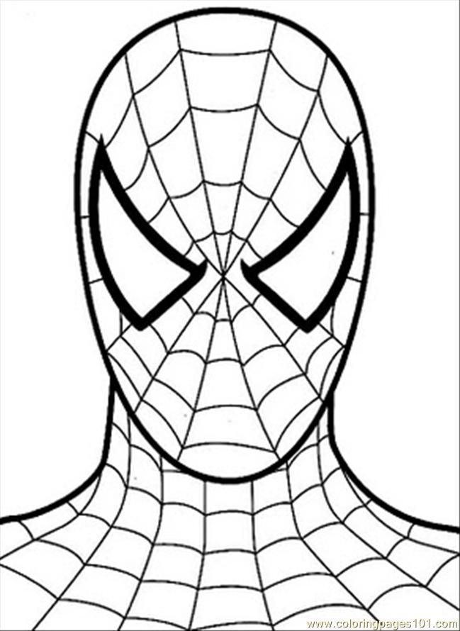 Coloring Book Spiderman Printable Coloring Pages