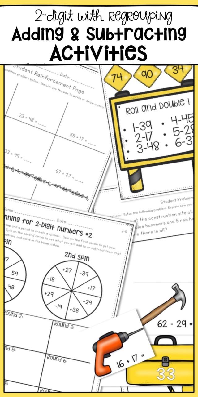 2 Digit Subtraction With Regrouping Lesson Plans