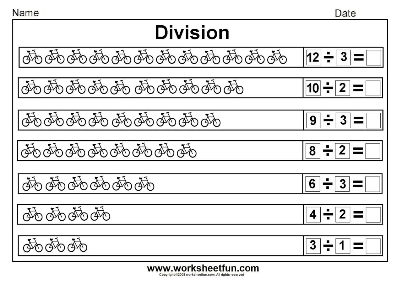 2nd Grade Math Worksheets Division And Multiplication
