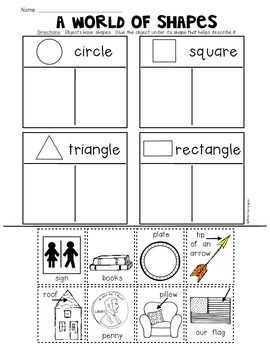 2d Shapes Worksheets Preschool