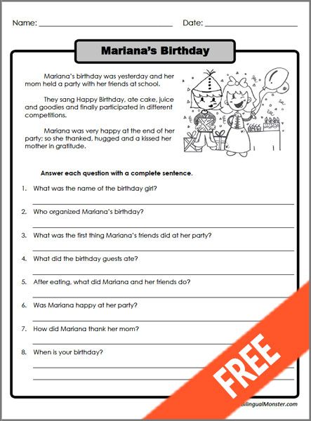 2nd Grade Reading Practice Worksheets