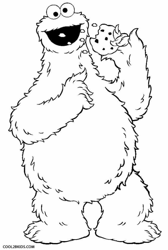 Printable Sesame Street Halloween Coloring Pages