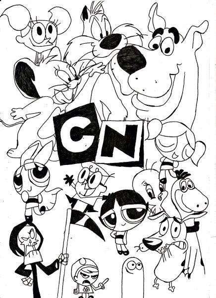 Nickelodeon 90's Cartoon Coloring Pages