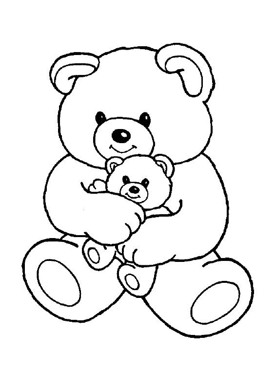 Coloring Book Teddy Bear Pictures To Print