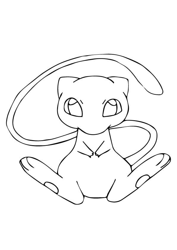 Cute Pokemon Printable Coloring Pages