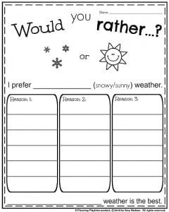 1st Grade Writing Prompts