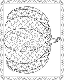 Easy Pumpkin Coloring Easy Fall Coloring Pages For Adults