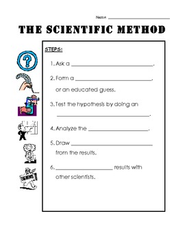 3rd Grade Scientific Method Worksheet