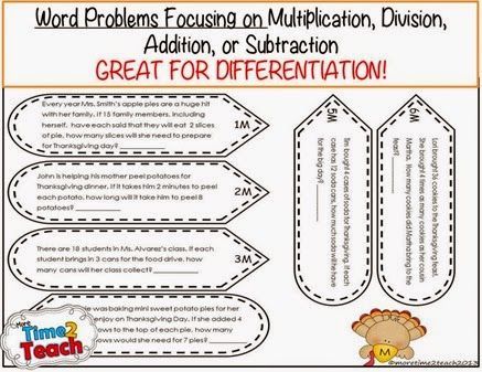 4th Grade Word Problems Addition Subtraction Multiplication Division