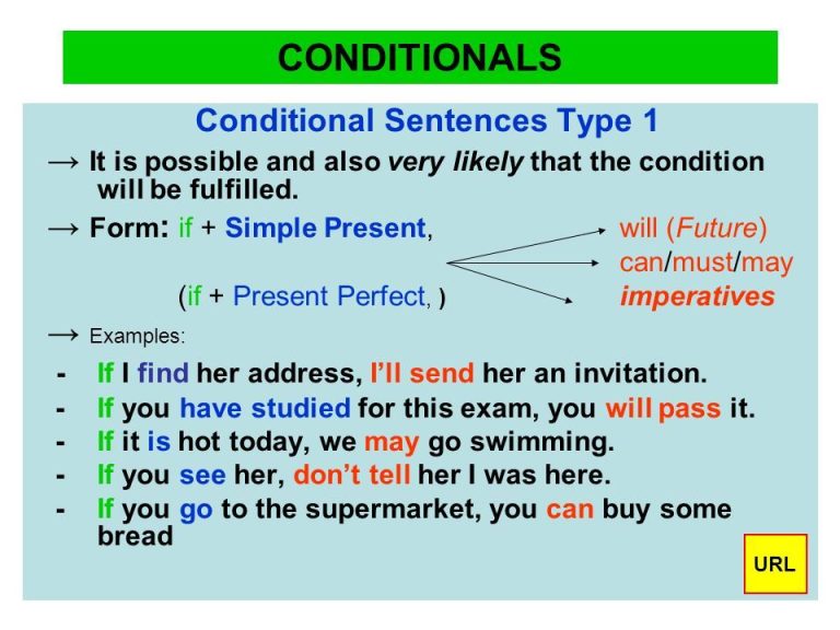 3 Types Of Conditionals