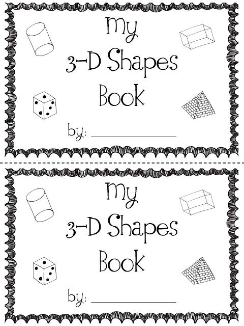 3 Dimensional Shapes Worksheets For Kindergarten