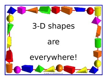 3d Shapes Powerpoint 3rd Grade