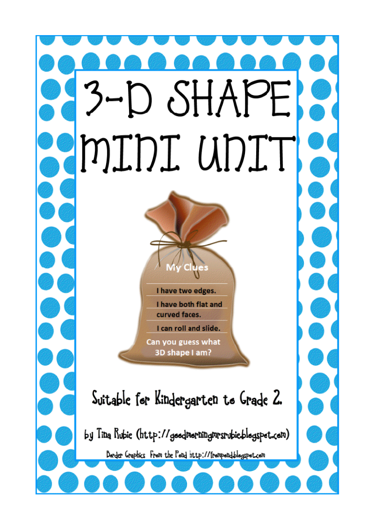 3d Shapes Lesson Grade 3