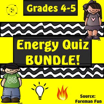 4th Grade Science Energy Test