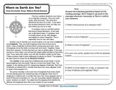 4th Grade Short Stories With Comprehension Questions
