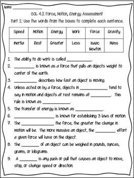 4th Grade Light Energy Quiz