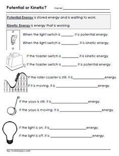 4th Grade Energy Activities