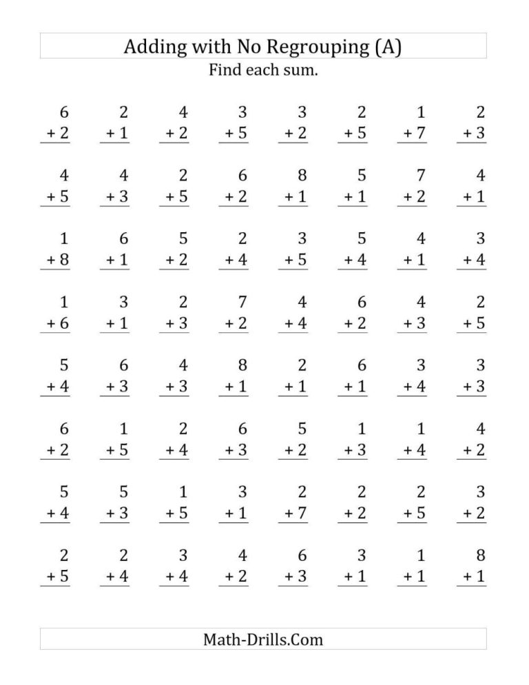 3 Digit By 1 Digit Multiplication Without Regrouping Worksheet
