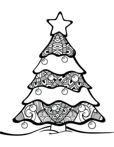 Christmas Tree Pictures Printable
