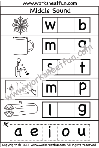 Beginning Sounds Cut And Paste Worksheets Free