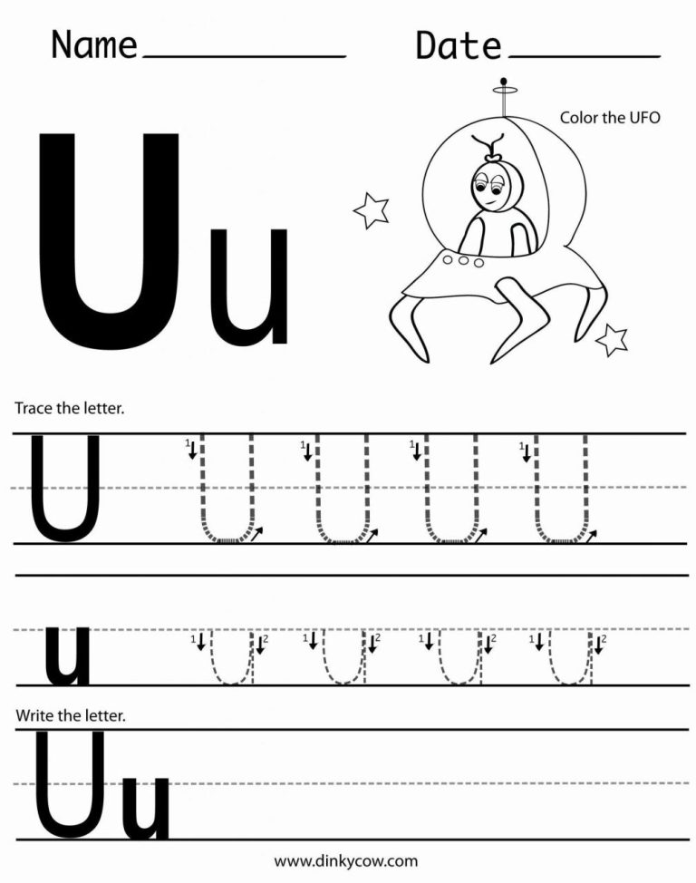 Alphabet Worksheets For Kindergarten Pdf