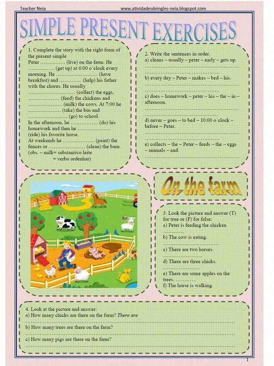 Animal Worksheet For Second Grade