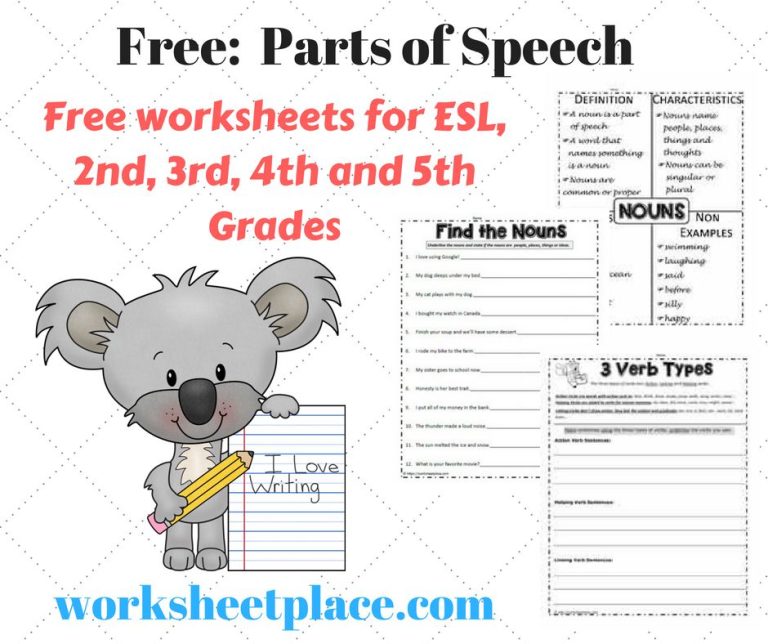 Free Adjective And Adverb Worksheets For 2nd Grade