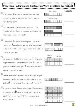 Adding And Subtracting Fractions Worksheets Year 4