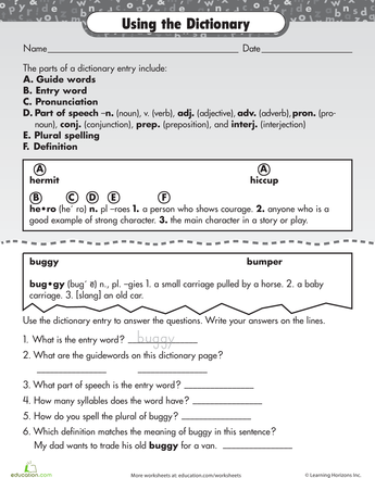 Adjectives And Adverbs Worksheet 3rd Grade