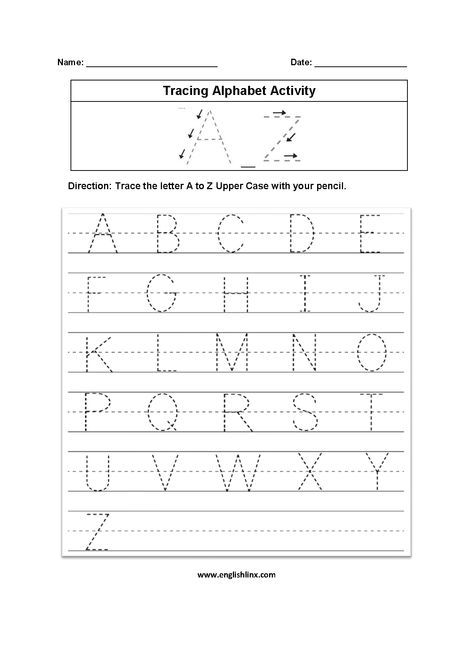 Traceable Alphabet Worksheets A-z